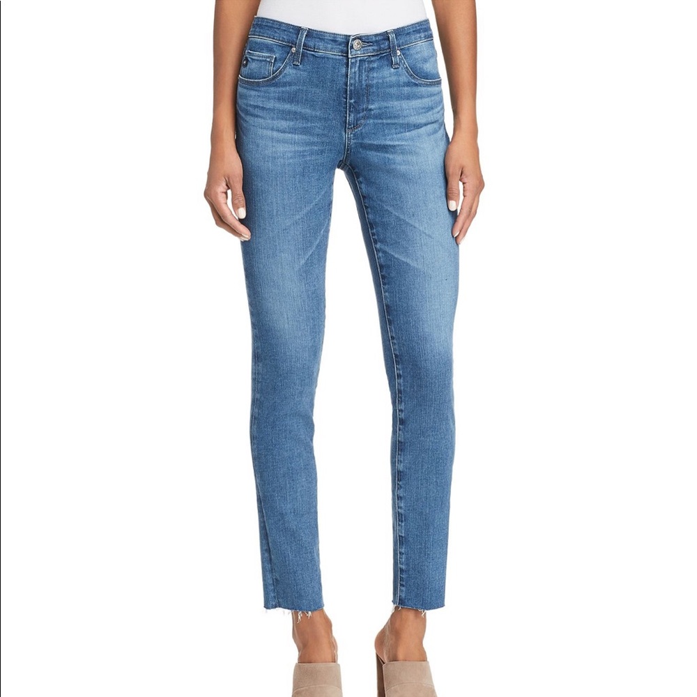 AG Stevie Ankle Slim Straight Jeans